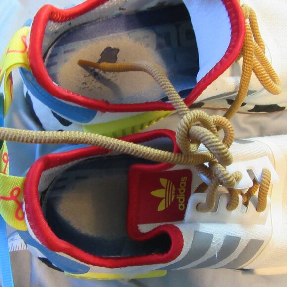 Boys Adidas x Disney NMD R1 Toy Story Sheriff Woody GS FZ4540 Size 3.5 - Picture 8 of 8